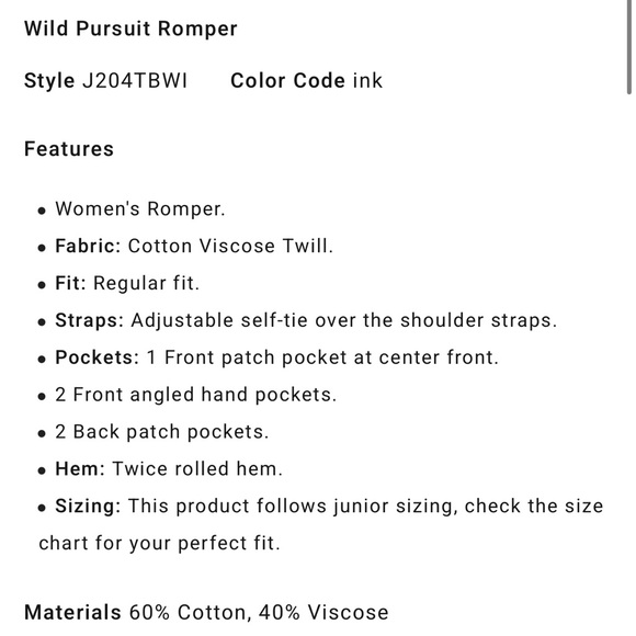 BILLABONG 💦 WILD PURSUIT OVERALL ROMPER - Picture 10 of 10